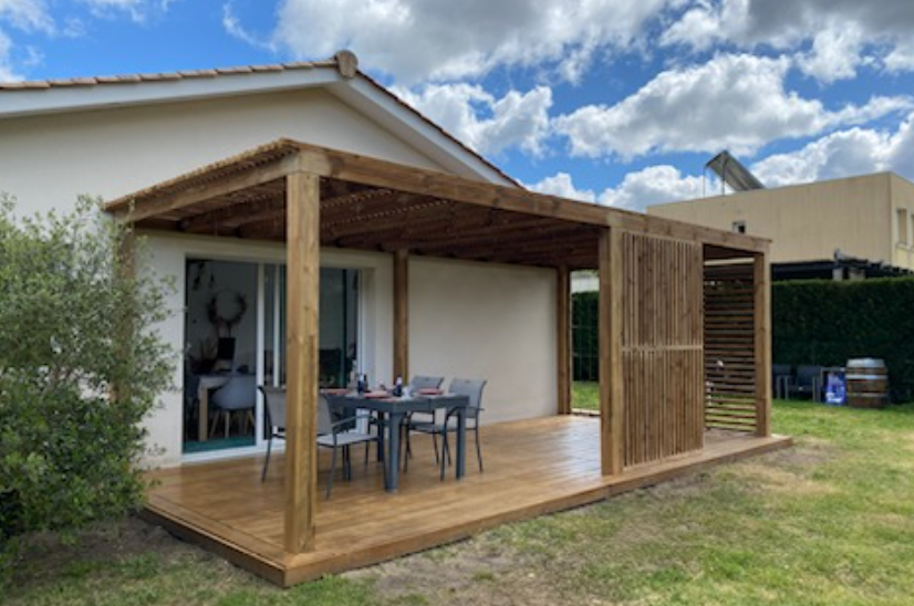 Création d'une pergola à Cestas